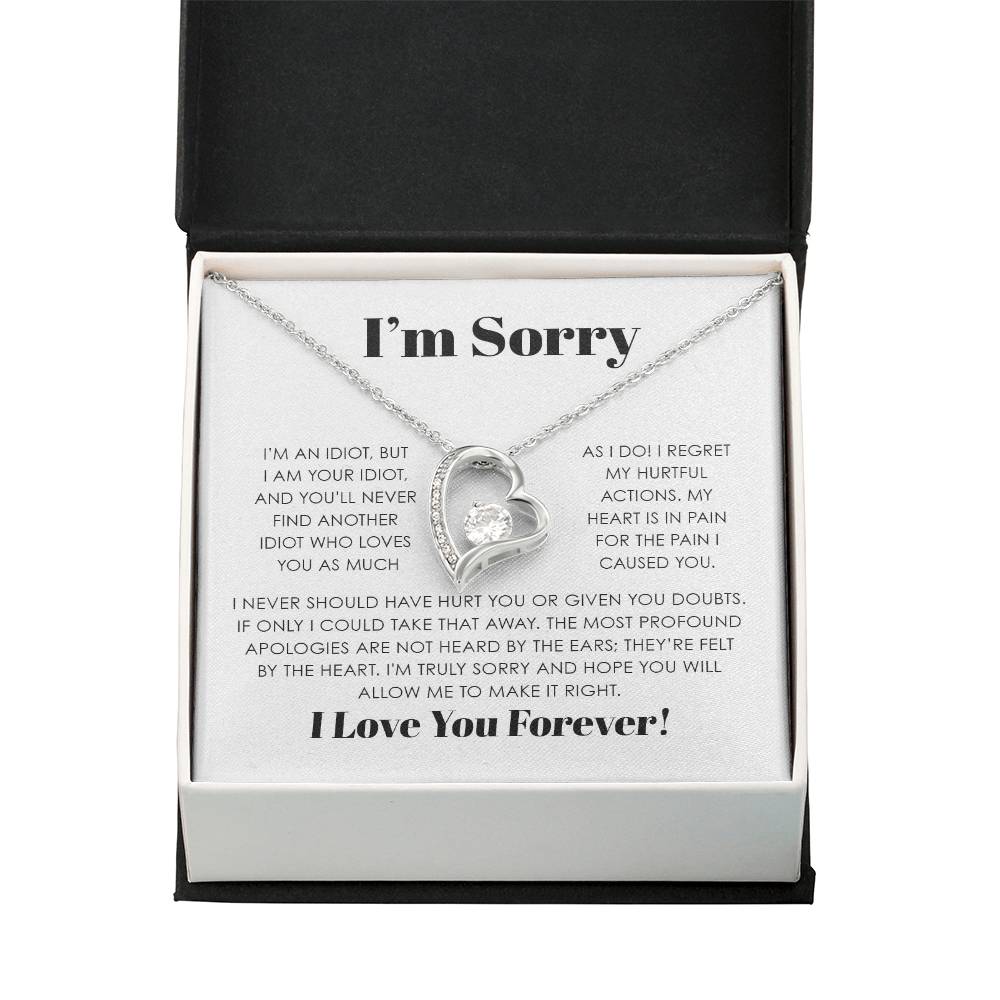 I'M SORRY FOREVER LOVE NECKLACE