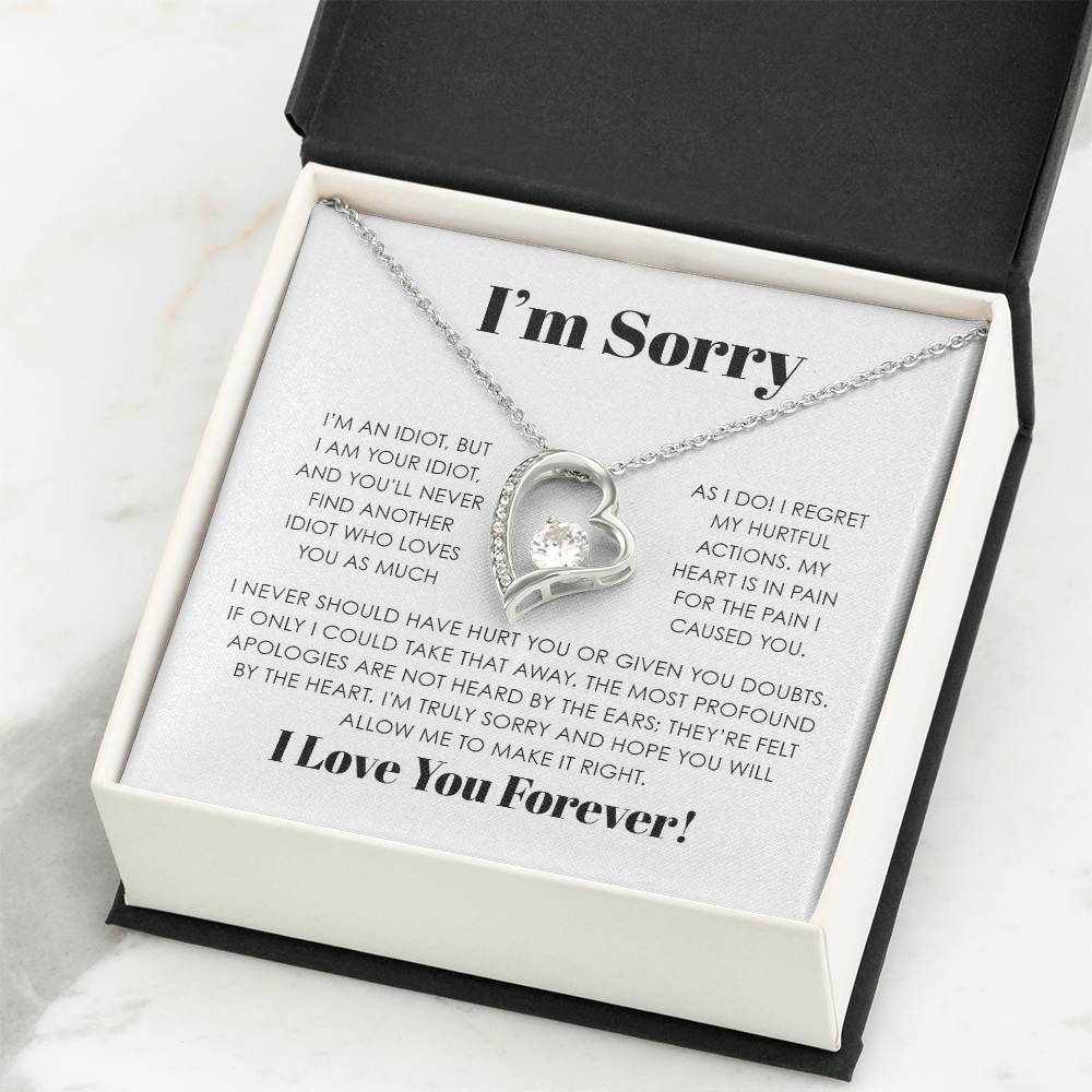 I'M SORRY FOREVER LOVE NECKLACE