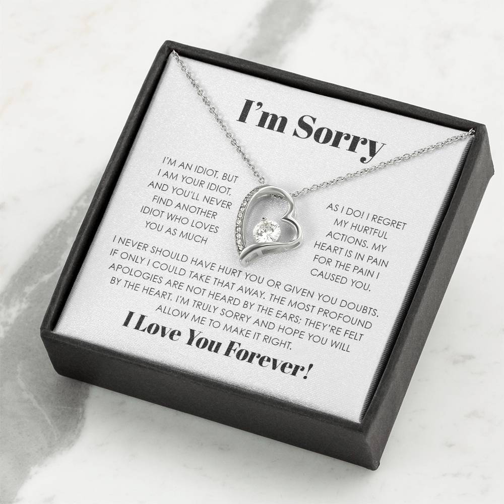 I'M SORRY FOREVER LOVE NECKLACE