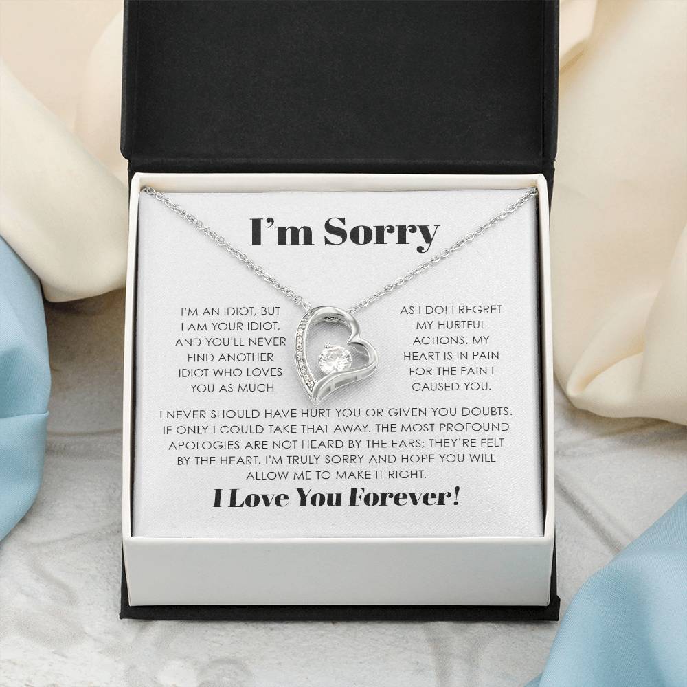 I'M SORRY FOREVER LOVE NECKLACE