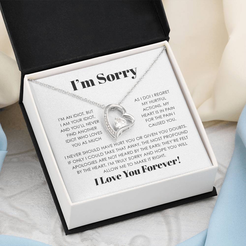 I'M SORRY FOREVER LOVE NECKLACE