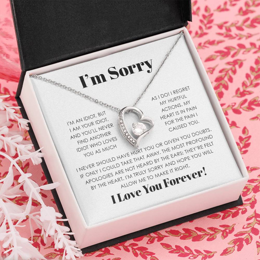 I'M SORRY FOREVER LOVE NECKLACE