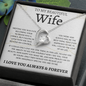 To My Beautiful Wife | Love Of My Life | Forever Love Necklace