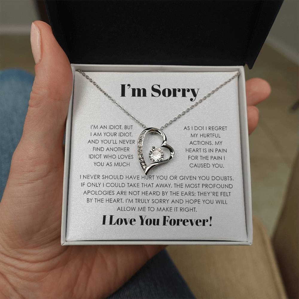 I'M SORRY FOREVER LOVE NECKLACE