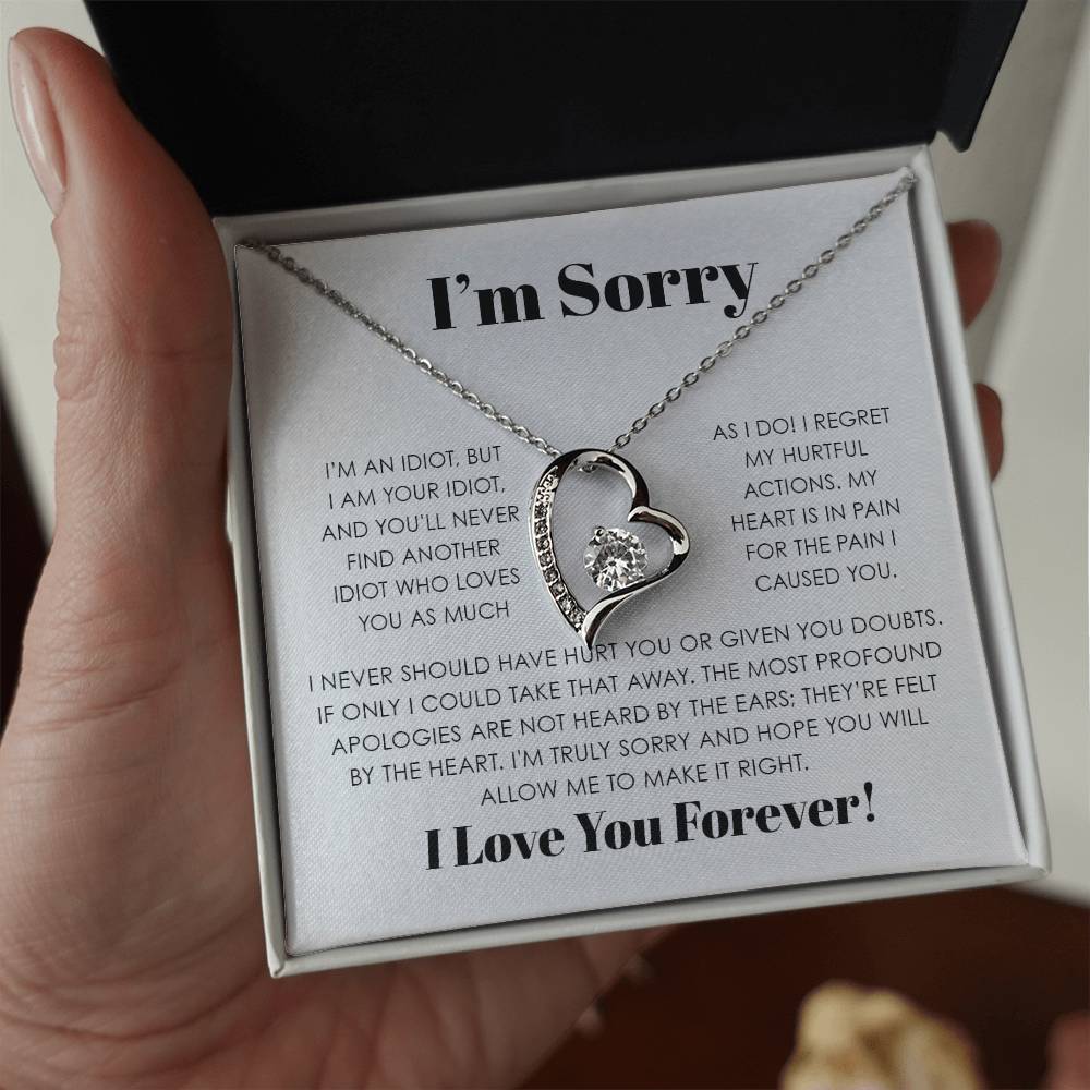 I'M SORRY FOREVER LOVE NECKLACE