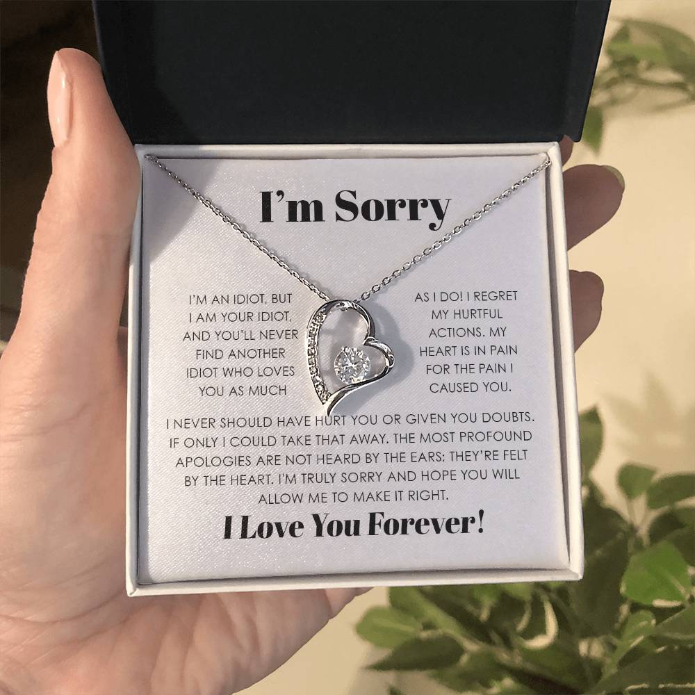 I'M SORRY FOREVER LOVE NECKLACE