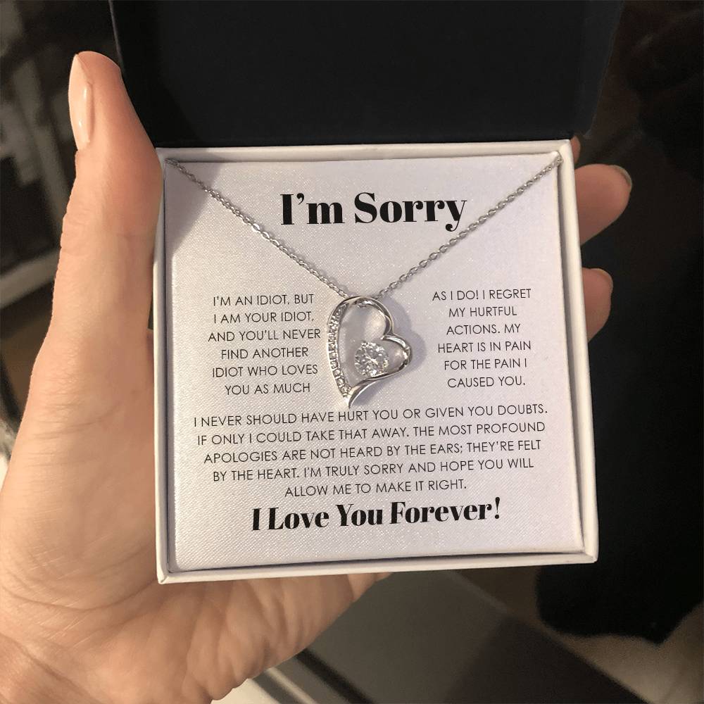 I'M SORRY FOREVER LOVE NECKLACE