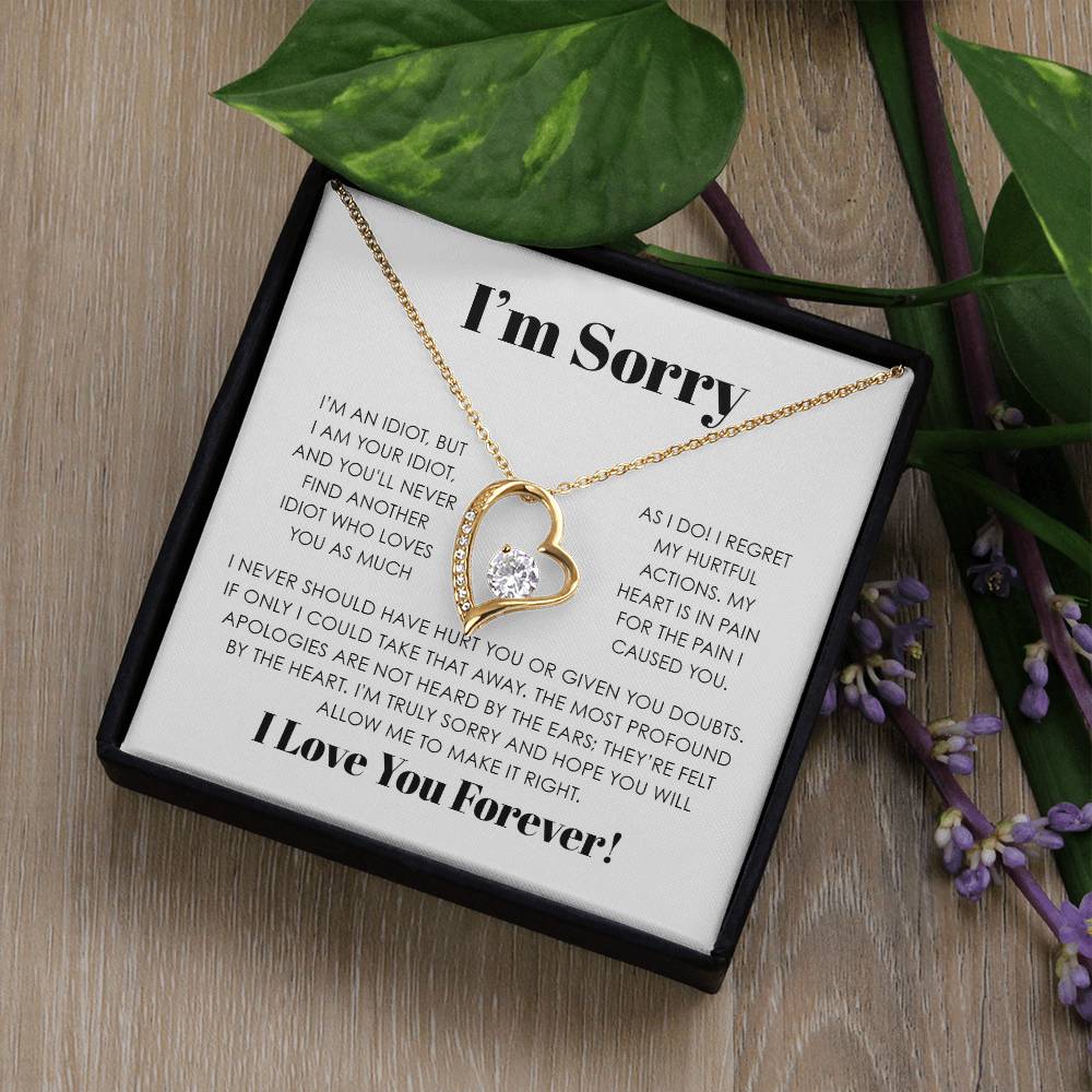 I'M SORRY FOREVER LOVE NECKLACE