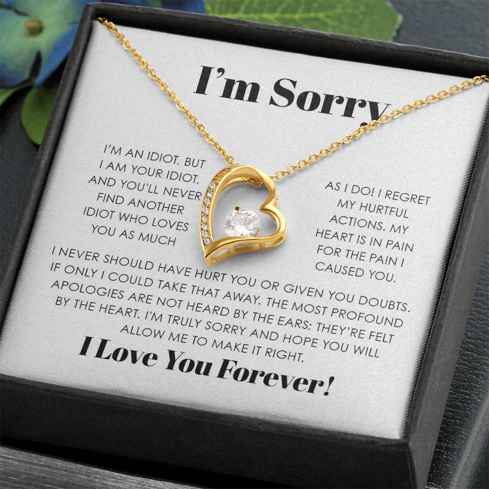 I'M SORRY FOREVER LOVE NECKLACE