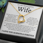 To My Beautiful Wife | Love Of My Life | Forever Love Necklace