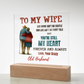 To My Wife Acrylic Plaque – A Beautiful Reminder That You're My Forever