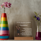 To My Daughter - Graduation Gift - Acrylic Plaque