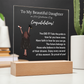 To My Daughter - Graduation Gift - Acrylic Plaque