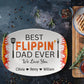 Best Flippin' Dad Personalized BBQ Platter