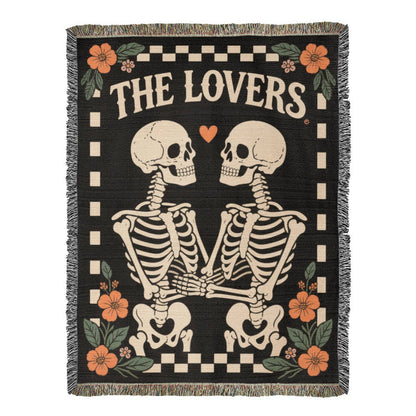 The Lovers Woven Blanket - Gift For Wife