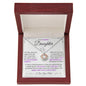 To My Daughter Necklace - You're one of the most Beautiful Chapters