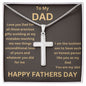 Father Day Cross Necklace