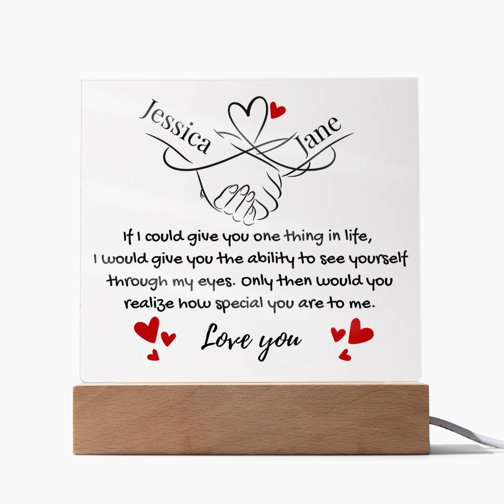Acrylic Square Plaque