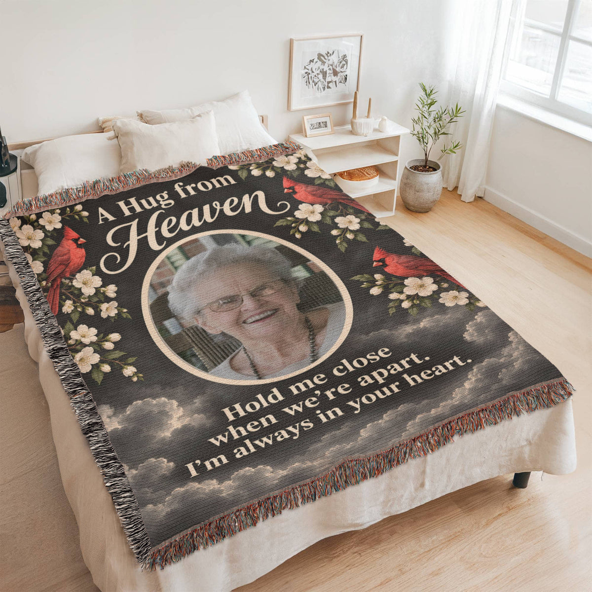Artwork Heirloom Woven Blanket (Portrait)