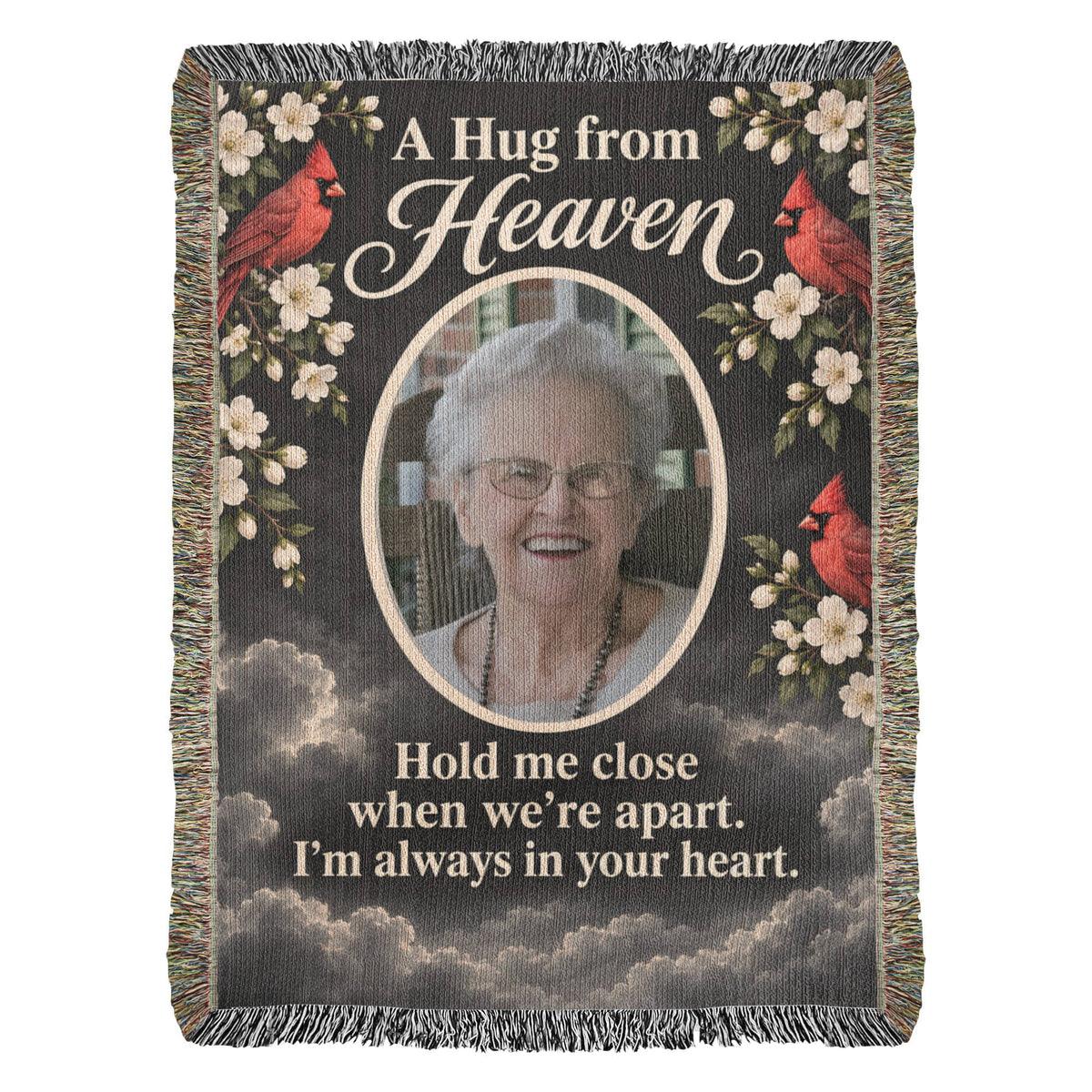 Artwork Heirloom Woven Blanket (Portrait)