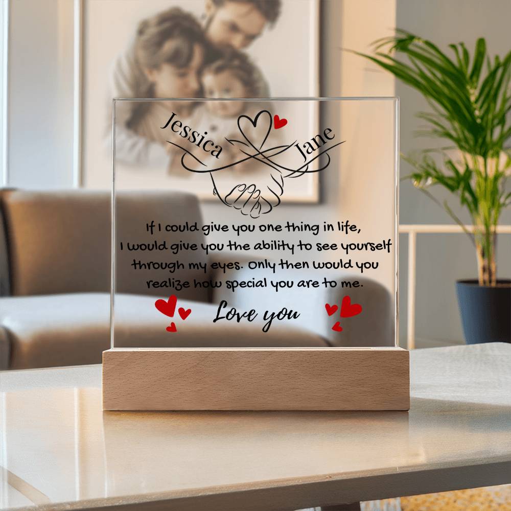 Acrylic Square Plaque