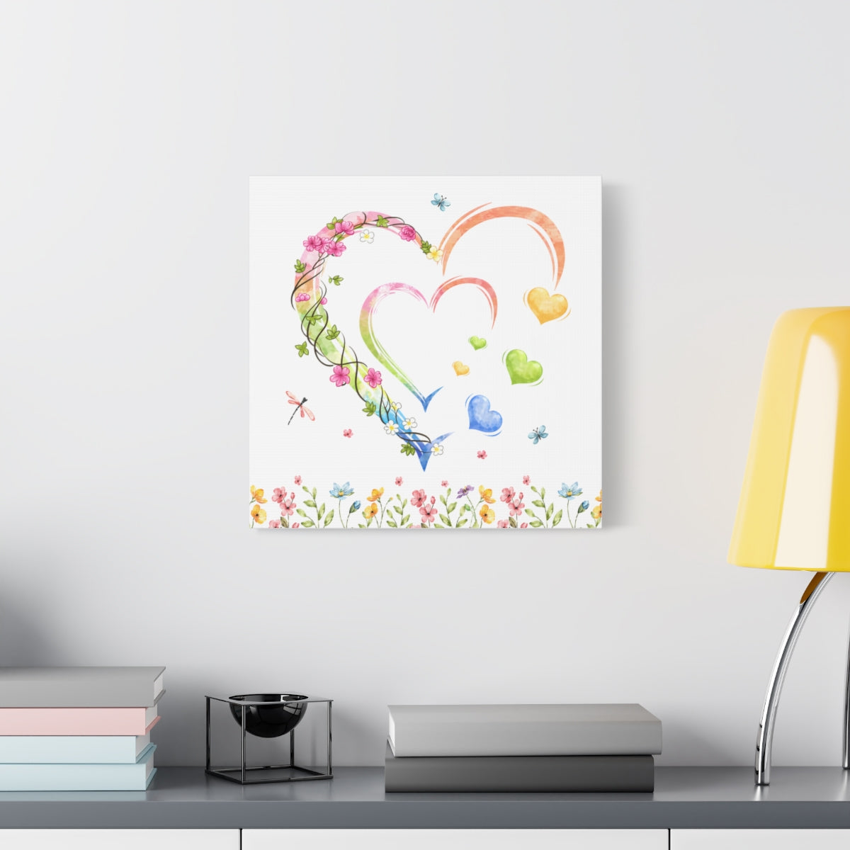 Personalized Grandma Mom Canvas Gift with Kids Names