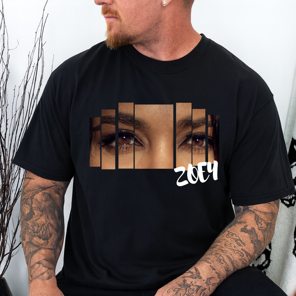 Custom Eyes Shirt, Girlfriend Eyes Tee