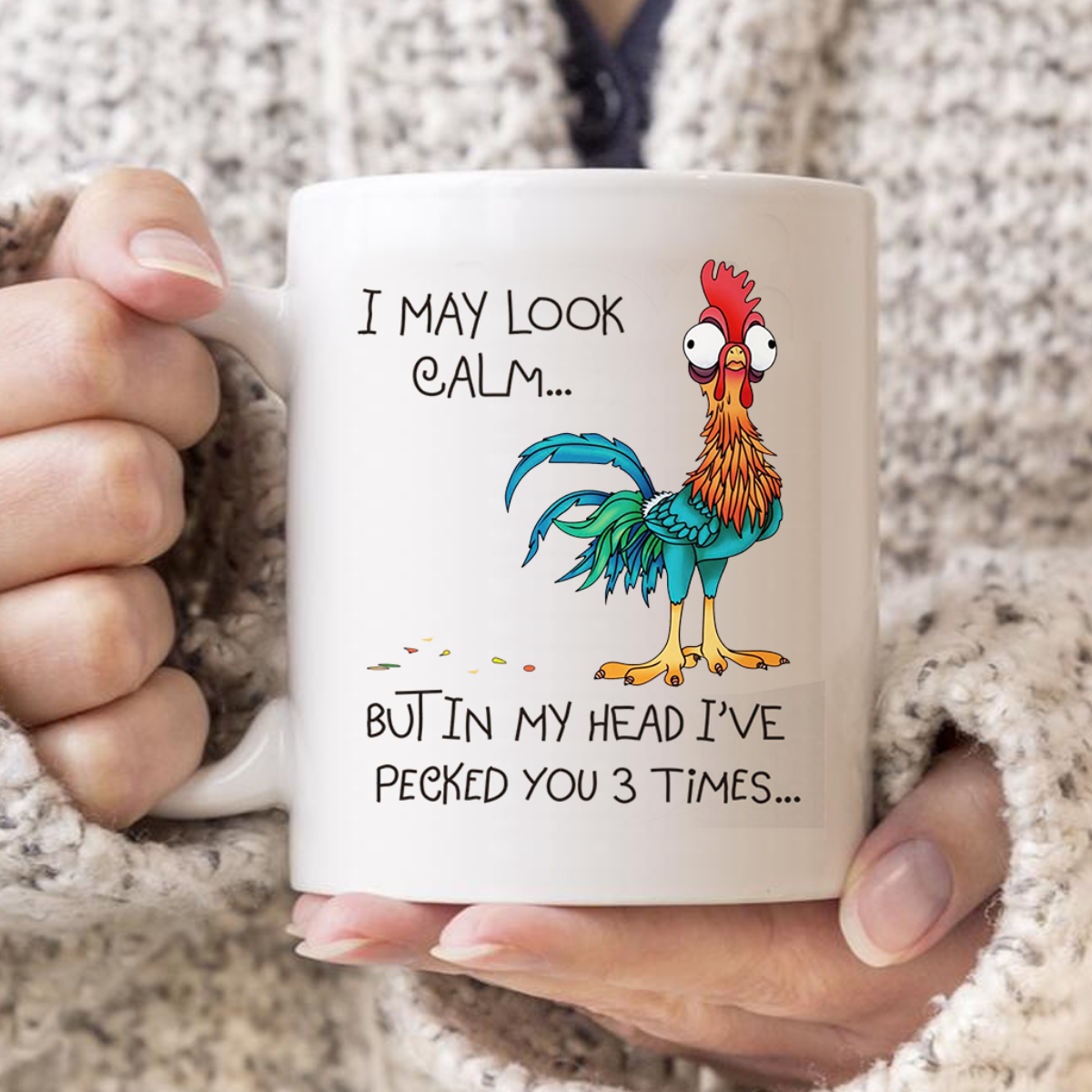 I May Look Calm Mug