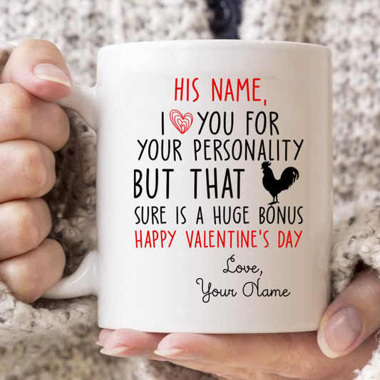 Personalized Valentine Coffee Mug