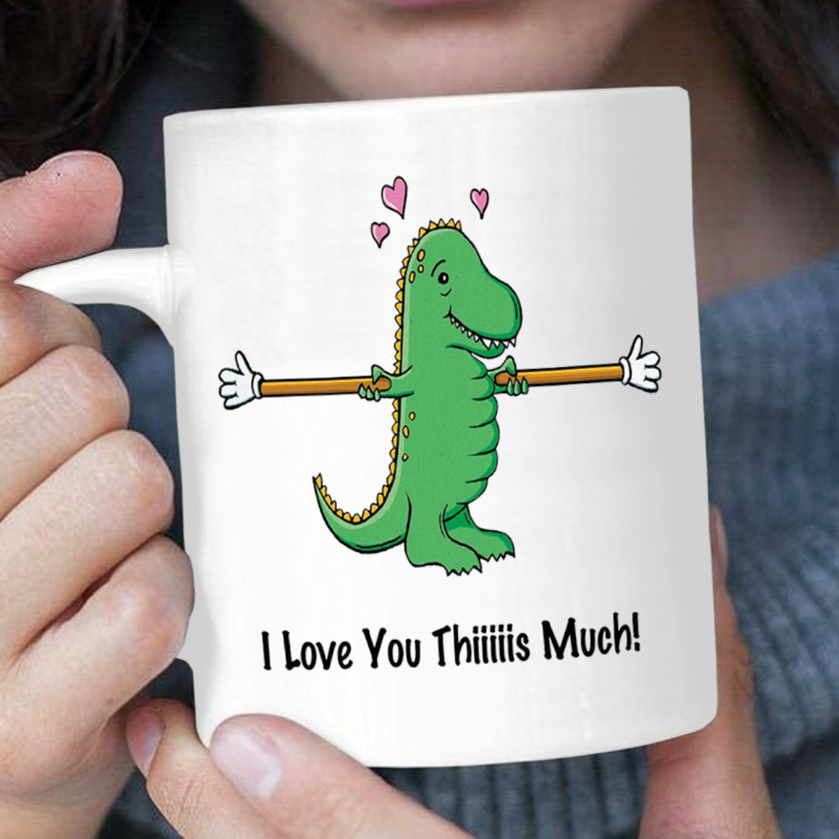 I Love you This Much Coffee Mug