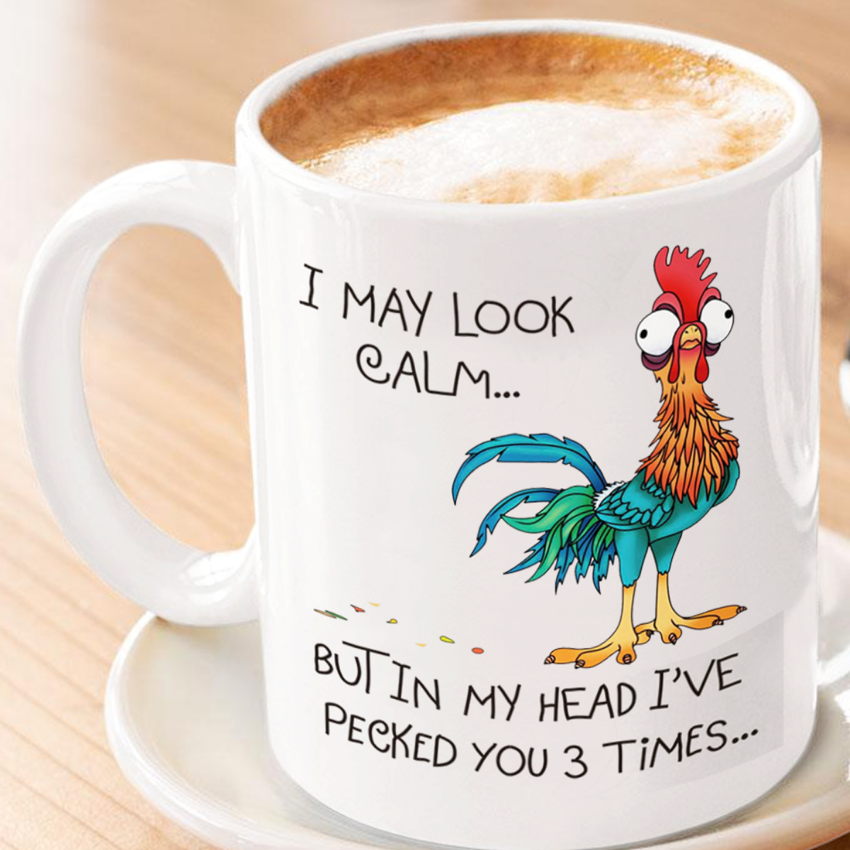 I May Look Calm Mug