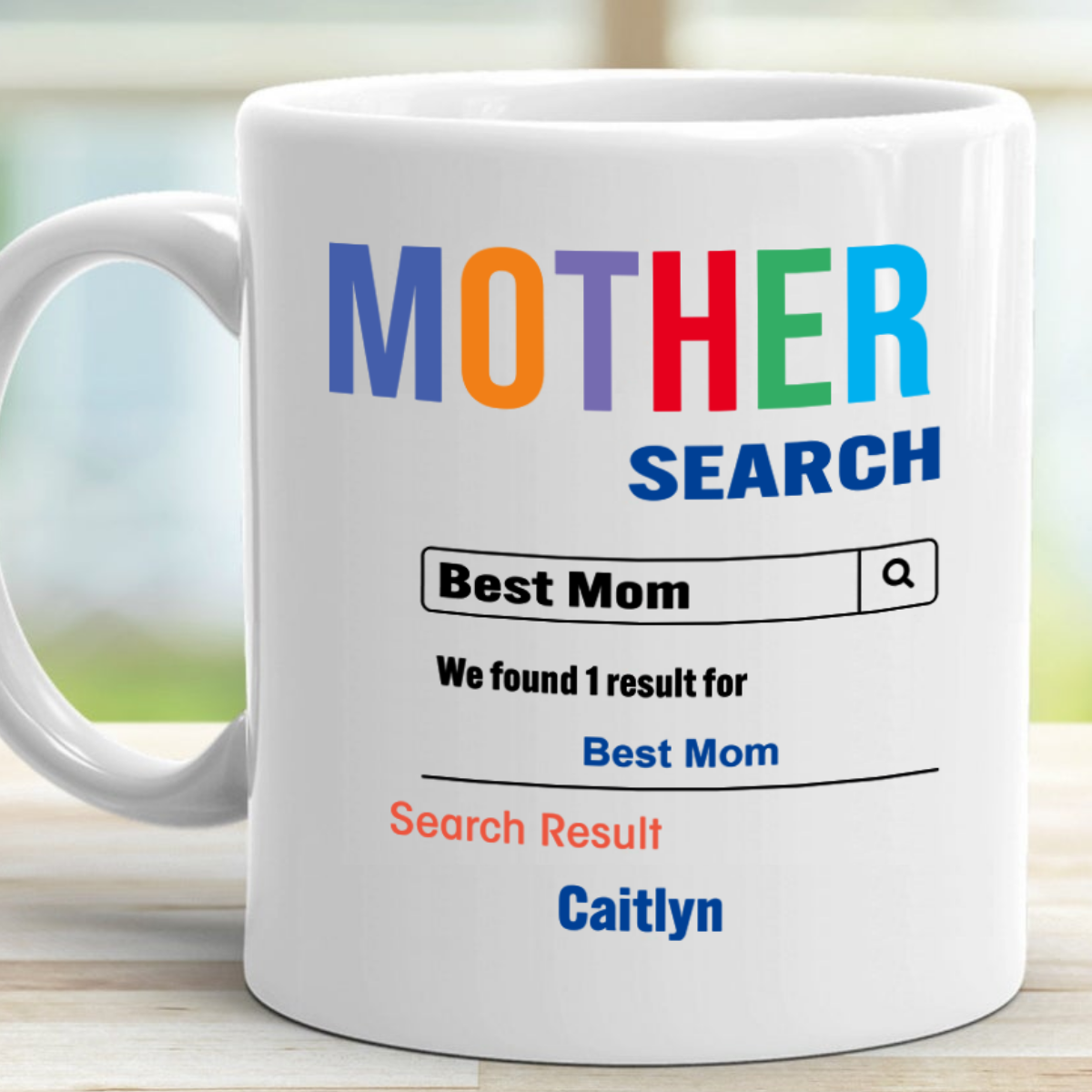 Personalized Best Mom Coffee Mug