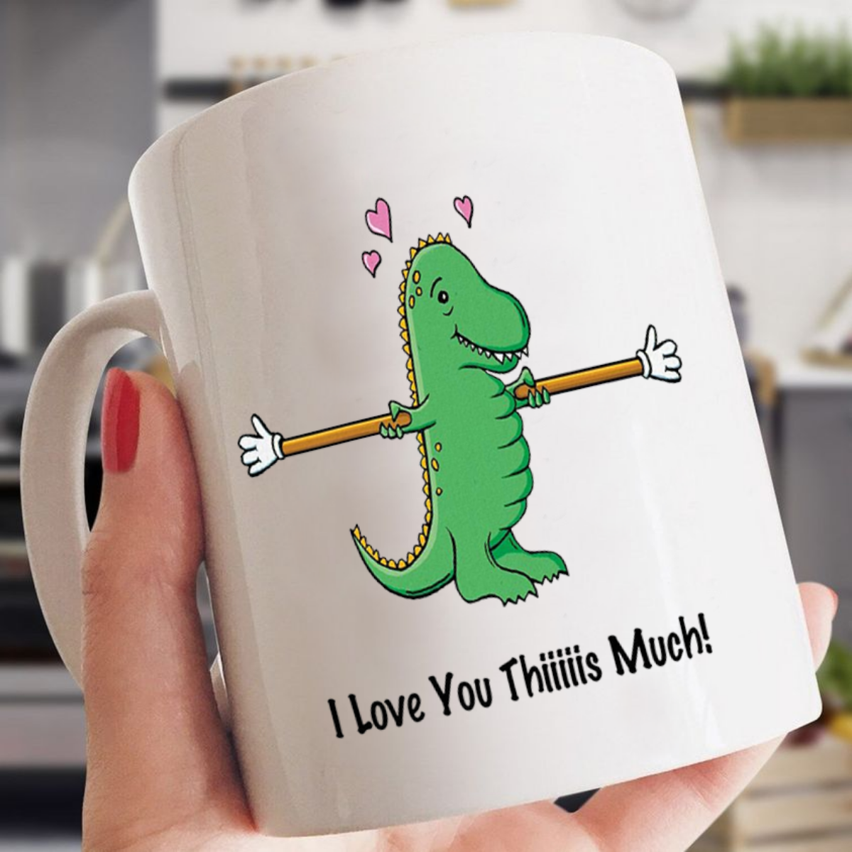 I Love you This Much Coffee Mug