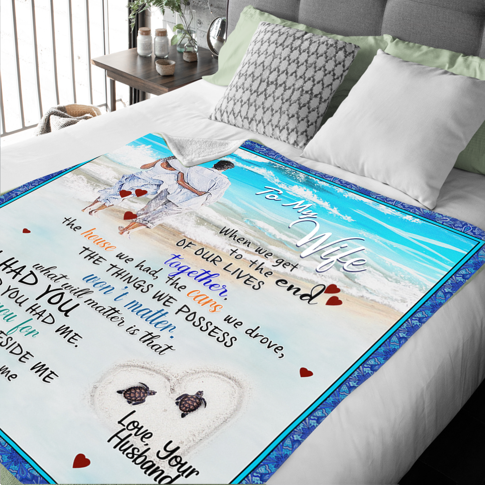 Sherpa blanket husband to wife 2025