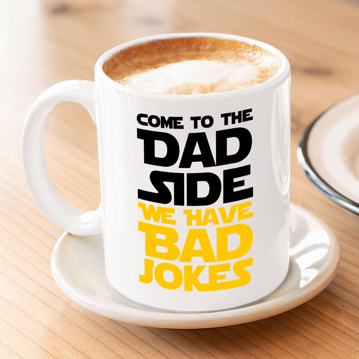 Come To The Dad Side We Have Bad Jokes Mug