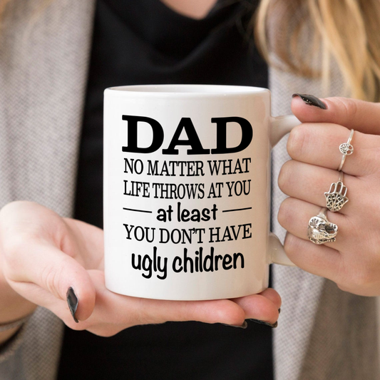 Dad No Matter what Life Throws at You Mug