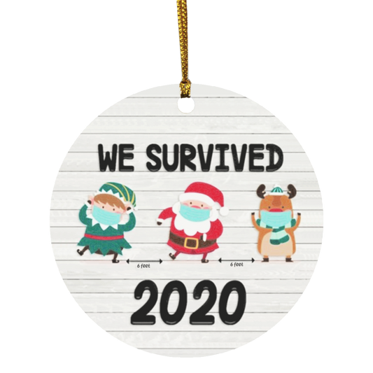 Christmas Santa We Survived 2020 - Ornament