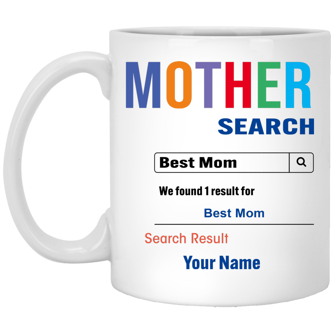 Personalized Best Mom Coffee Mug