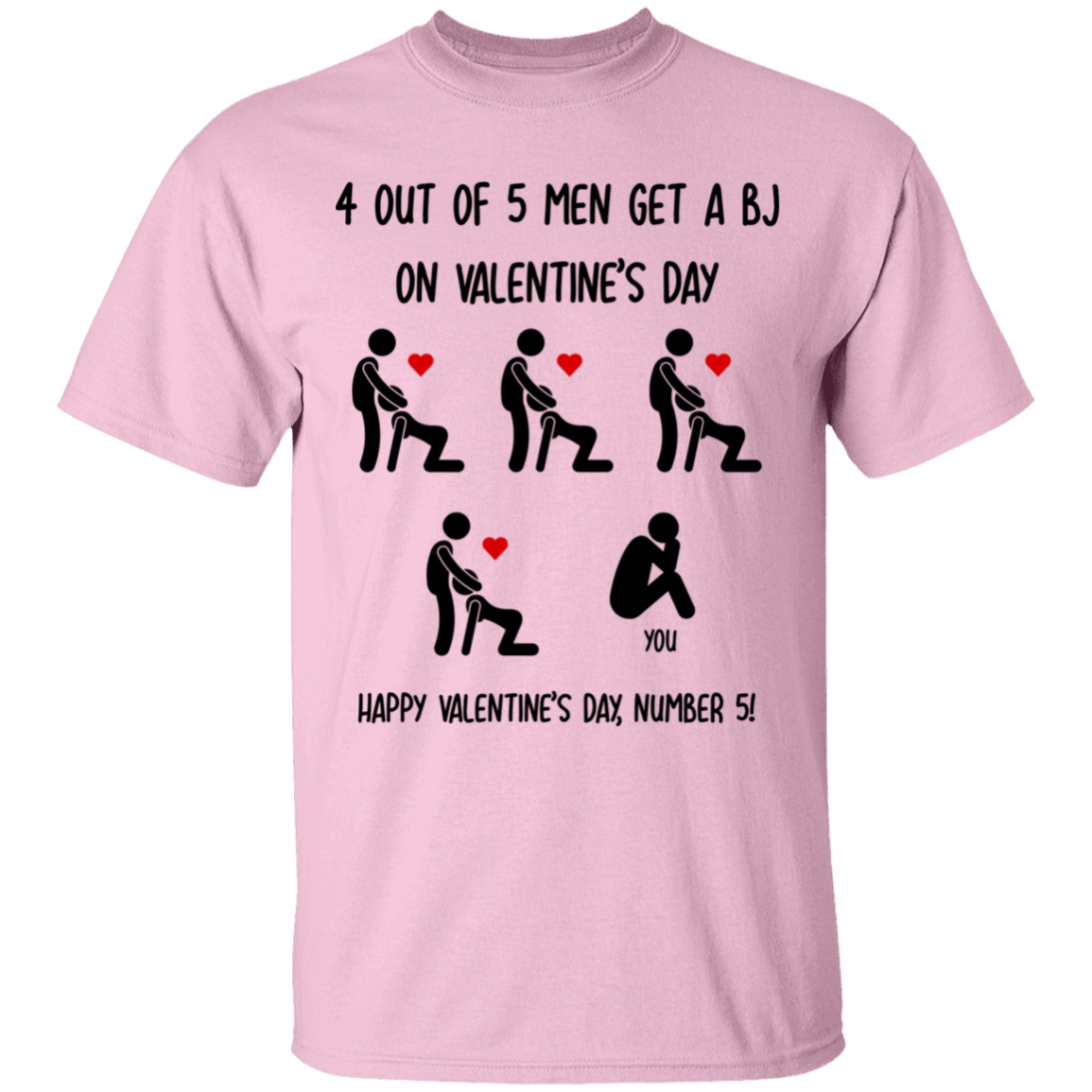 Happy Valentine's Day Number 5 Apparel