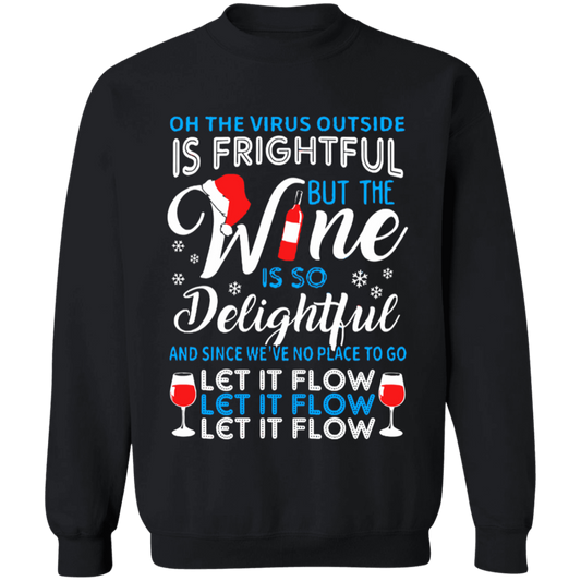 Ugly Wine Christmas Sweatshirt