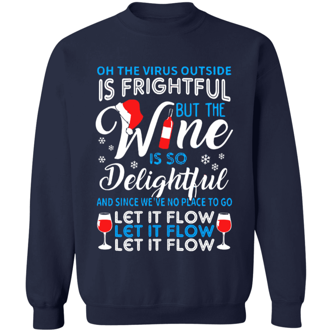 Ugly Wine Christmas Sweatshirt