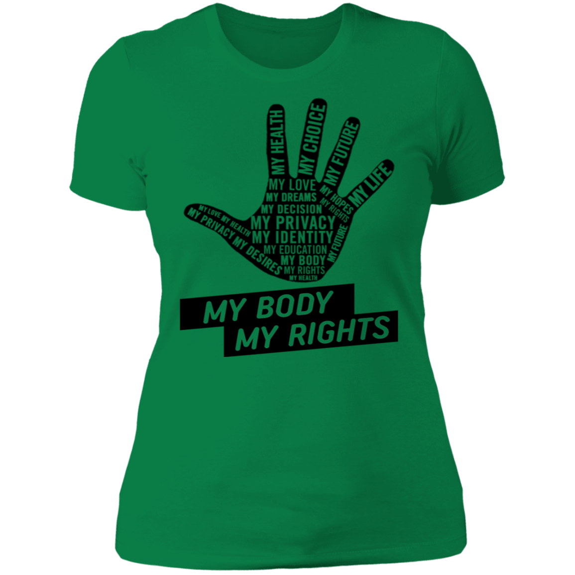 My Body My Rights Boyfriend T-shirt