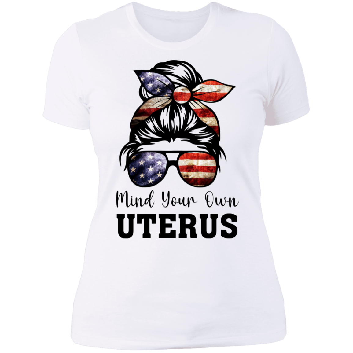Mind Your Own Uterus Boyfriend T-Shirt