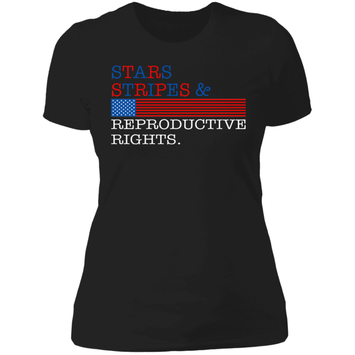 Stars Stripes & Reproductive Rights Boyfriend T-Shirt