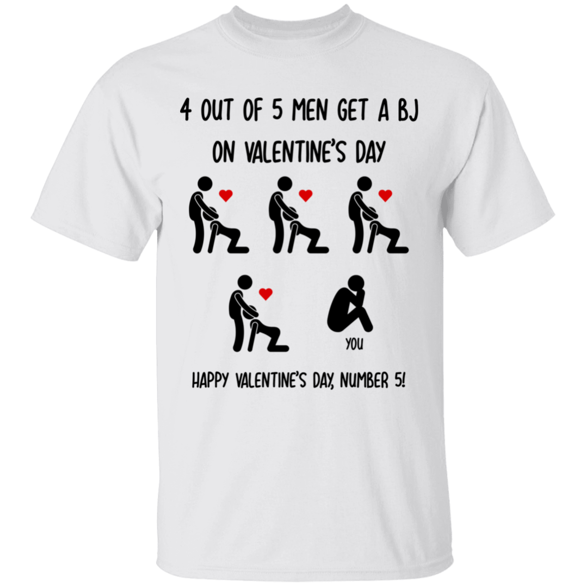 Happy Valentine's Day Number 5 Apparel