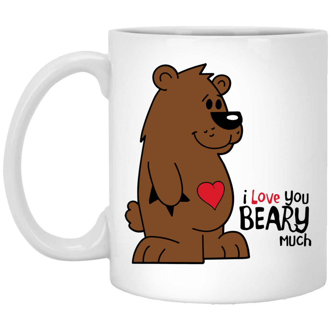 I Love you Beary Much Mug