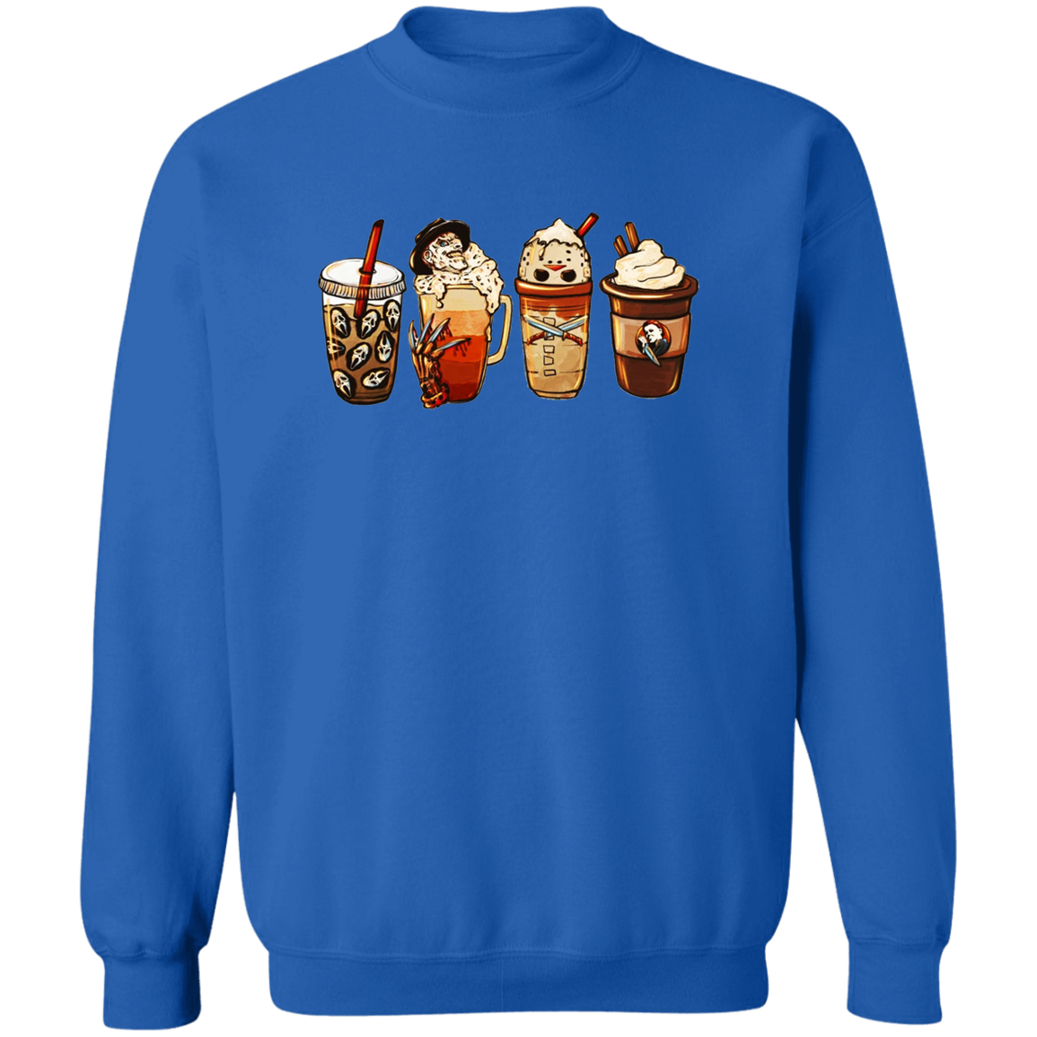 Coffee And Horror Pullover Sweatshirt