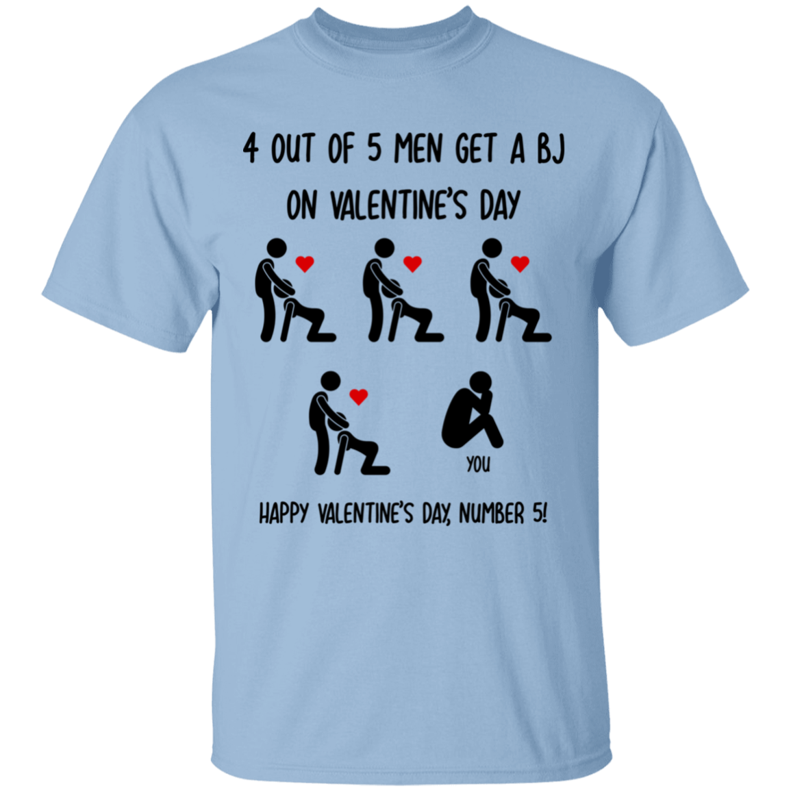 Happy Valentine's Day Number 5 Apparel