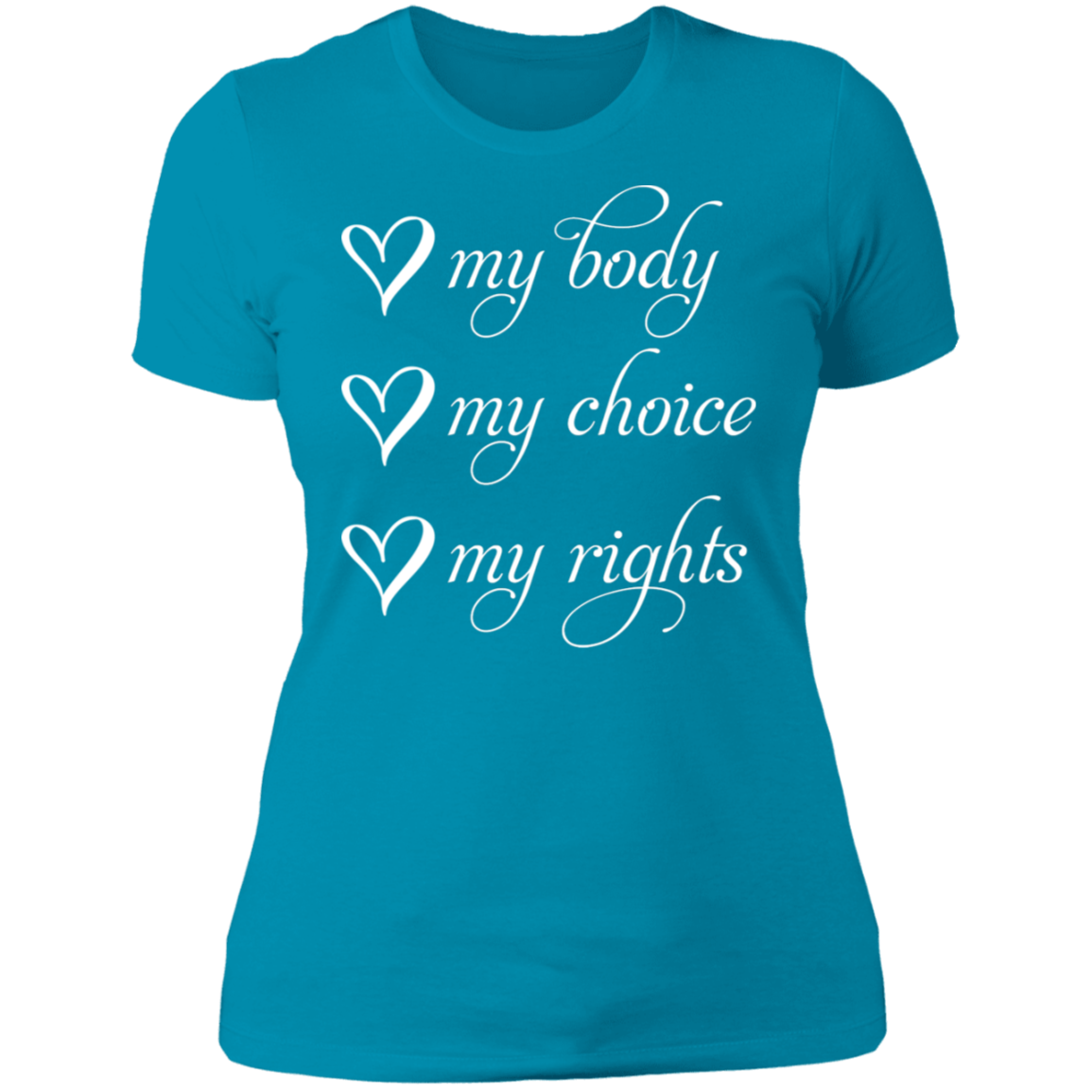 My Body My Choice My Rights Boyfriend T-Shirt