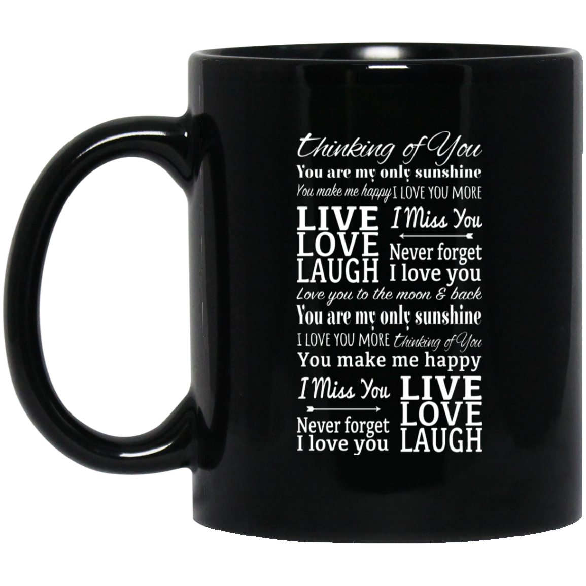 Thinking of You Never Forget I Love You Mug